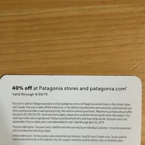 Patagonia | Tops | Patagonia Family 4 Card |